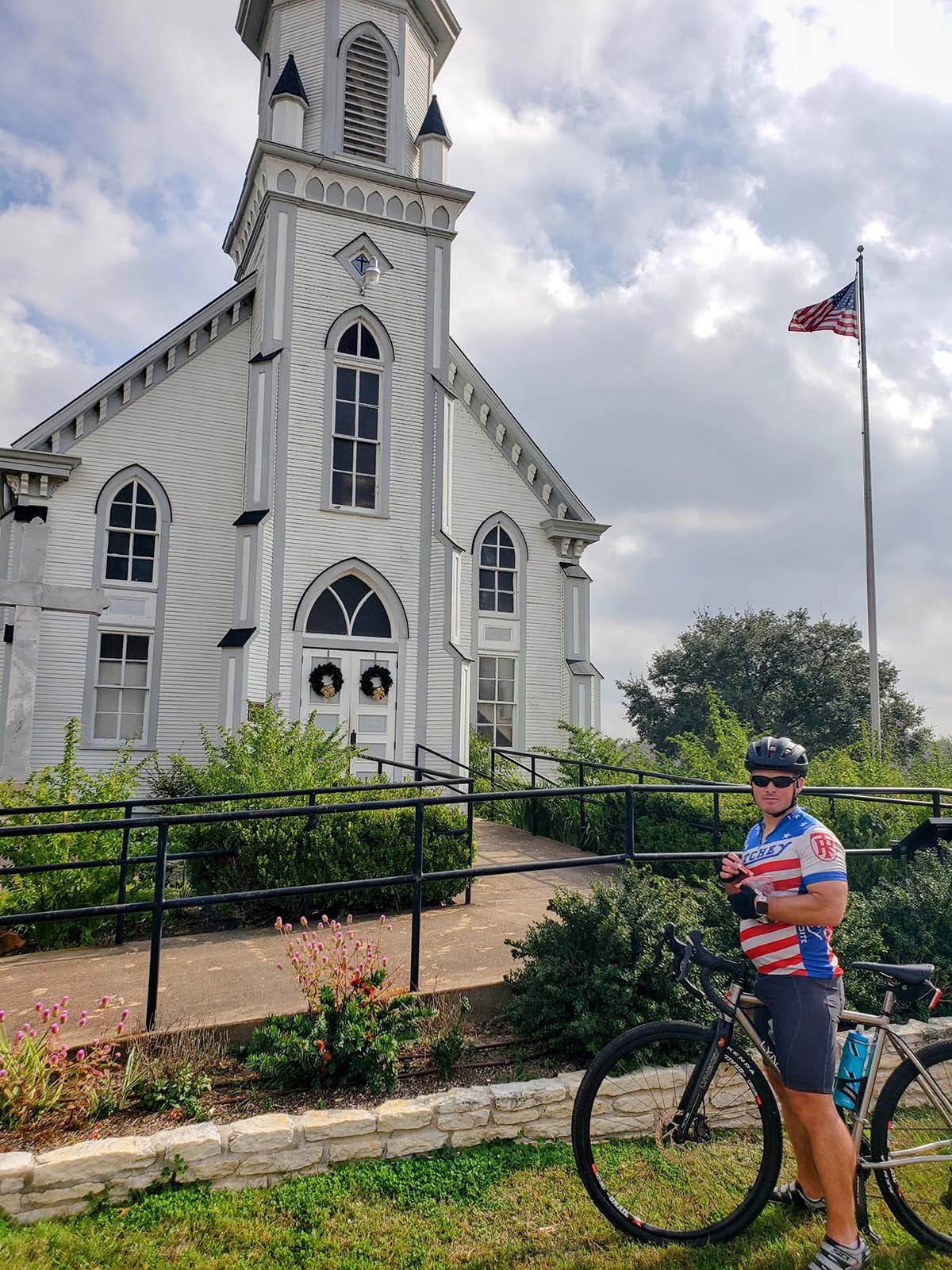 A photo of one of the churches on the ride