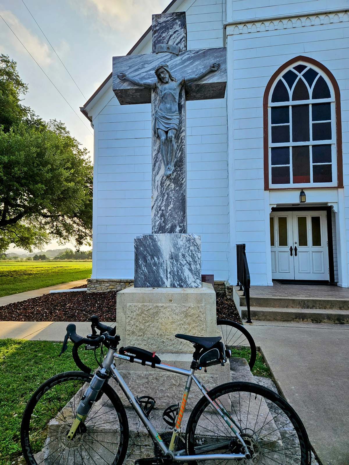 A photo of one of the churches on the ride