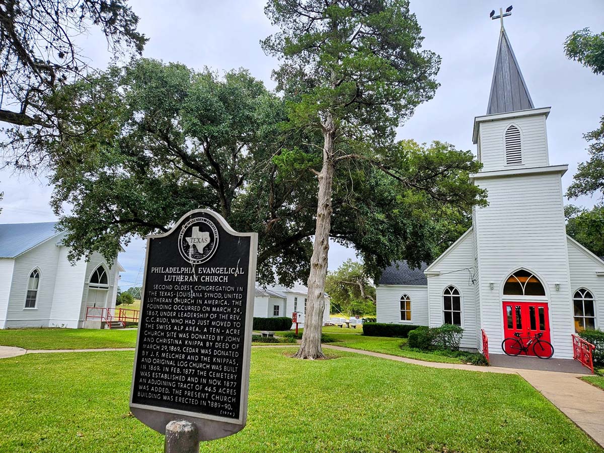 A photo of the Philadelphia Evangelical Lutheran Church